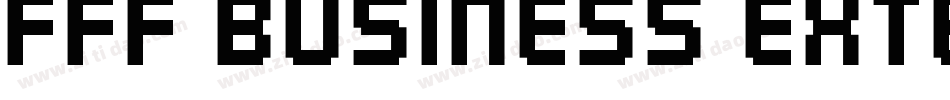 FFF Business Extended字体转换